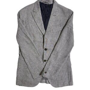 Eleventy Platinum Collection Men's Grey Blazer Jacket (S)